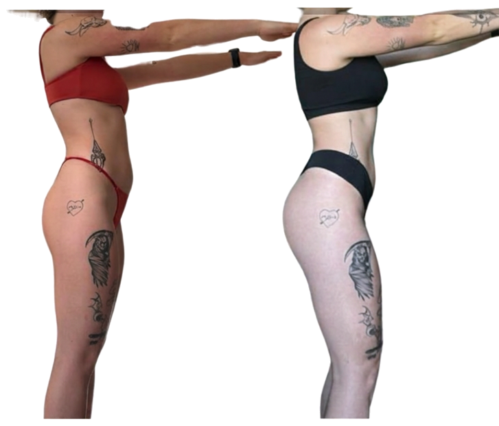 Client transformation — Muscle · Mindset Healing